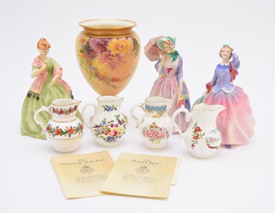 Lot 94 - A group of Royal Worcester and Royal Doulton