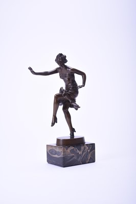 Lot 360 - After Otto Schmidt-Hofer (1873-1925), a bronze figure of a dancing girl