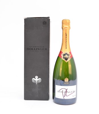 Lot 411 - James Bond: A 'Spectre' signed limited edition bottle of Bollinger champagne, boxed