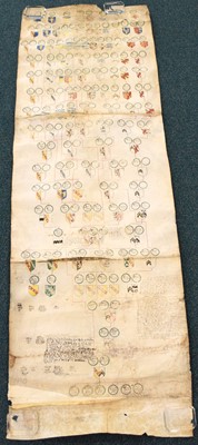 Lot 96 - MANUSCRIPT PEDIGREE OF THE OLDFIELD FAMILY. Late 17th or early 18th century...