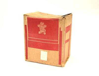 Lot 481 - An Investiture of Charles, Prince of Wales, painted ash laminate armchair, 1969, boxed