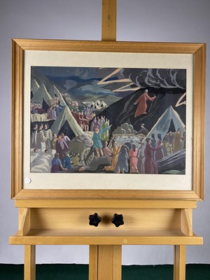 Lot Thomas Nash (1891-1968) Moses Ascending the Mountain