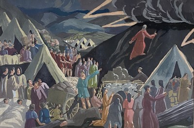 Lot Thomas Nash (1891-1968) Moses Ascending the Mountain