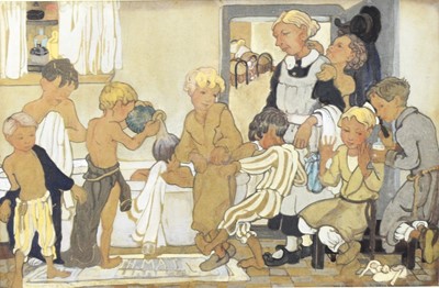 Lot 94 - Elspeth Buchanan (Scottish 1915-2011) The Bath