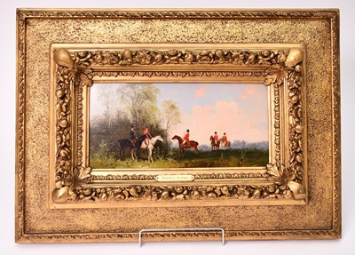 Lot 351 - Rudolf Stone (1838-1914) A Pair of Hunting Scenes