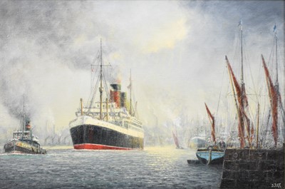 Lot 289 - Jack Rigg (b.1927) London Shipping