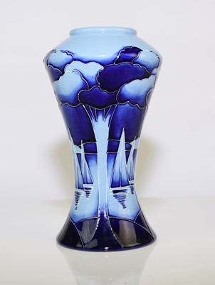 Lot 162 - Moorcroft 'Yachts in Moonlight' vase, dated 2009