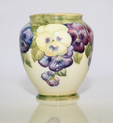 Lot 163 - William Moorcroft for Macintyre 'Pansy' vase