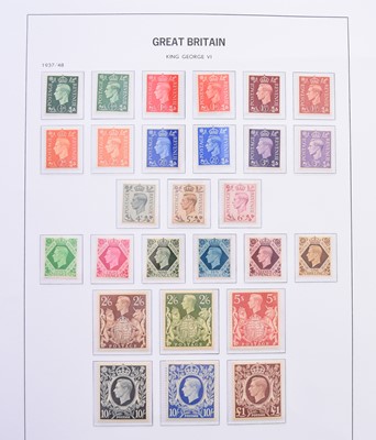 Lot 314 - Stamp collection comprising: GB 1840 - 1970 Davo de Luxe album