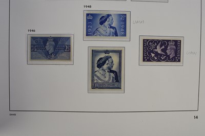 Lot 314 - Stamp collection comprising: GB 1840 - 1970 Davo de Luxe album