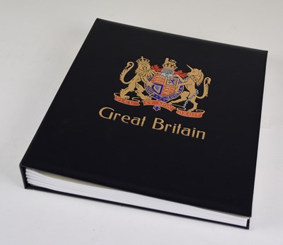 Lot 314 - Stamp collection comprising: GB 1840 - 1970 Davo de Luxe album