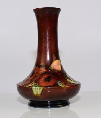 Lot 184 - William Moorcroft 'Freesia' flambe vase, circa 1934