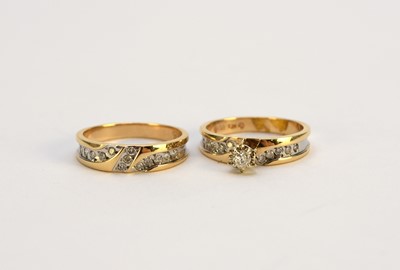 Lot 255 - Two diamond rings