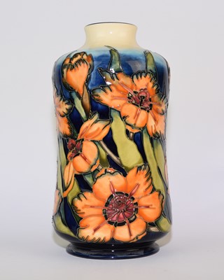 Lot 192 - Moorcroft 'Spiraxia' vase designed by Emma Bossons, dated 1999