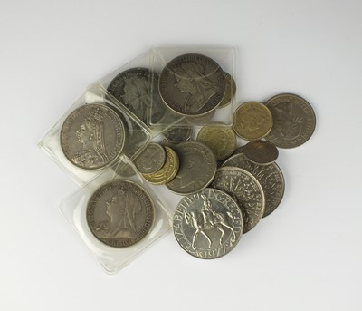 Lot 182 - An assorted collection of UK silver cupro-nickel and bronze coinage comprising