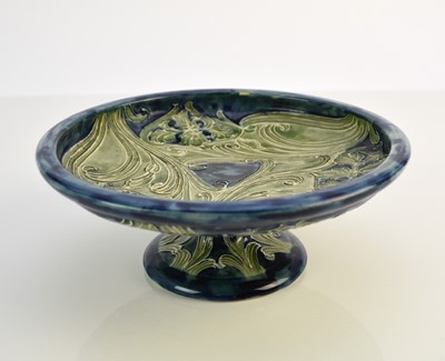 Lot 200 - William Moorcroft for Macintyre and Co Iris 'Florian' tazza, circa 1902