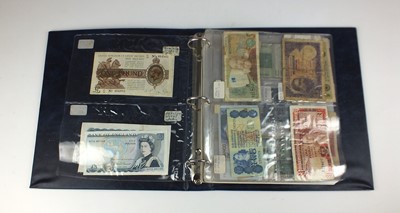 Lot 279 - An album containing English, Scottish and foreign banknotes, comprising...