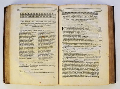 Lot 38 - DALTON, Michael. The Countrey Justice, folio, fifth edition, revised...