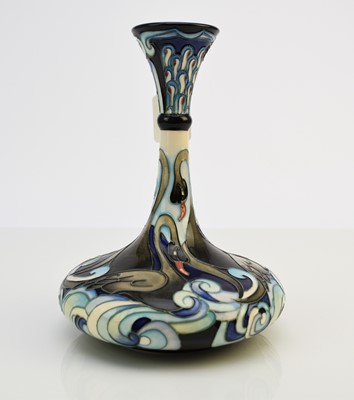 Lot 217 - Moorcroft 'Waddesdon Waters' vase designed by Emma Bossons, dated 2005