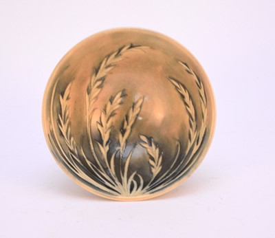 Lot 223 - Small William Moorcroft 'Waving Corn' salt-glazed bowl, circa 1935-7
