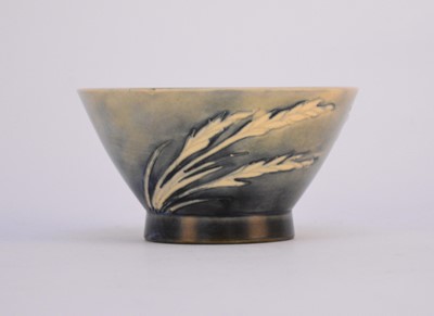 Lot 223 - Small William Moorcroft 'Waving Corn' salt-glazed bowl, circa 1935-7