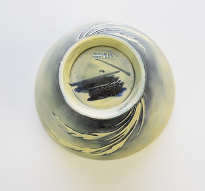 Lot 223 - Small William Moorcroft 'Waving Corn' salt-glazed bowl, circa 1935-7