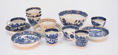 Lot 16 - Small group of Caughley, 18th century