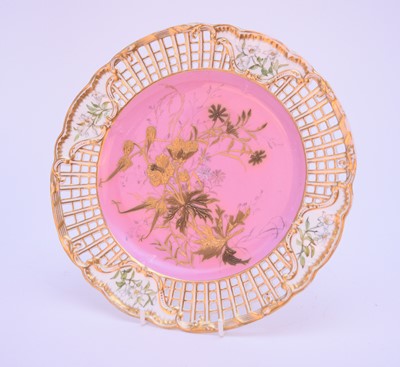 Lot 36 - Spode Copeland cabinet plate, late 19th century