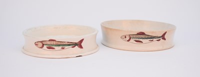 Lot 146 - Two Staffordshire earthenware char dishes