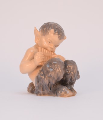 Lot 273 - Royal Copenhagen model of a faun.