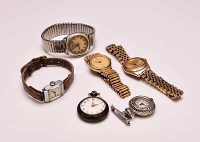 Lot 342 - A group of lady's wristwatches and pocket watches