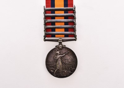 Lot 114 - Boer War QSA with 5 clasps, Pte. G. Bryant, KIA