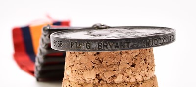 Lot 114 - Boer War QSA with 5 clasps, Pte. G. Bryant, KIA