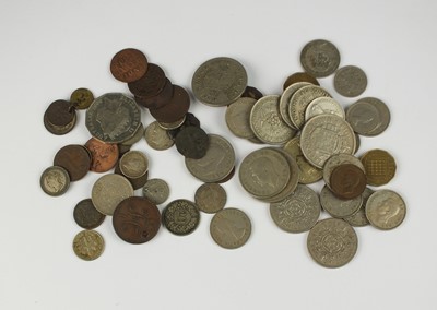 Lot 200 - A large collection of UK and foreign silver, cupro-nickel, copper, bronze coinage to include (quantity)