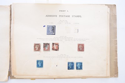 Lot 304 - Great Britain, remaindered QV collection on old pages