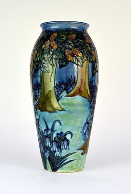 Lot 131 - Large Moorcroft vase in the 'Verley' pattern designed by Rachel Bishop, dated 1999