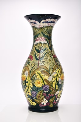 Lot 142 - Large Moorcroft 'Ryden Lane' limited edition vase designed by Rachel Bishop, dated 1999