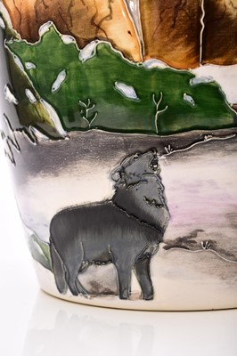 Lot 151 - Large Moorcroft limited edition 'Isle Royale' vase designed by Anji Davenport, dated 2004