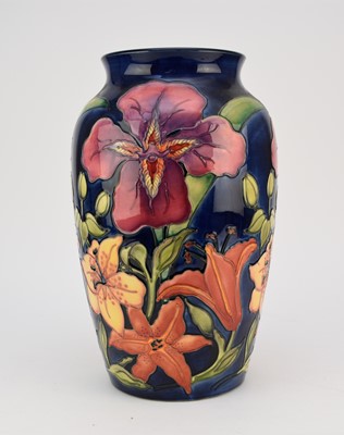 Lot 156 - Large limited edition Moorcroft 'Tigris' vase designed by Rachel Bishop, dated 1993