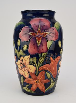Lot 156 - Large limited edition Moorcroft 'Tigris' vase designed by Rachel Bishop, dated 1993