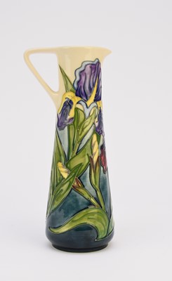 Lot 171 - Moorcroft 'Iris' jug designed Rachel Bishop for the MCC, dated 1997