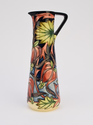 Lot 179 - Moorcroft 'Red Ribbons' jug designed by Shirley Hayes, dated 2004