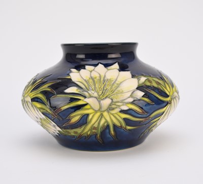 Lot 202 - Moorcroft Collector's Club 'Chrysanthemum' vase designed by Anji Davenport, dated 2002