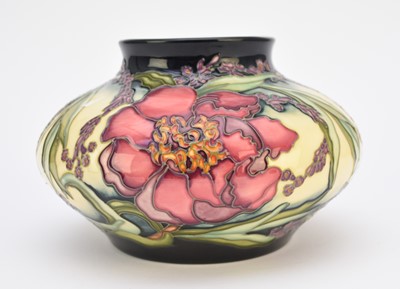 Lot 203 - Moorcroft 'Woodstock' limited edition vase designed by Kay Goodwin, dated 2002