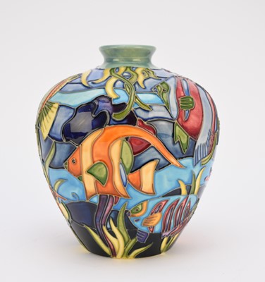 Lot 208 - Moorcroft 'Martinique' vase designed by Jeanne McDougall, dated 1998