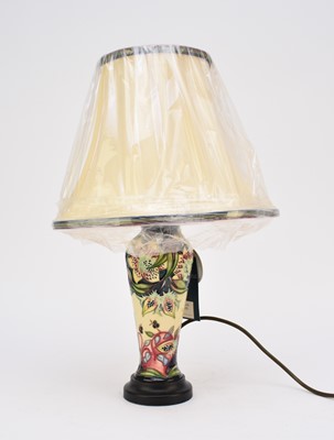 Lot 218 - Moorcroft 'Sweet Eternity' table lamp