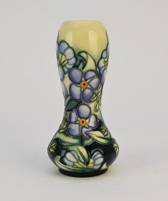 Lot 228 - Moorcroft 'Forget-Me-Not' vase designed by Sandra Dance, dated 2004