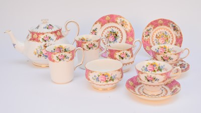 Lot 232 - Royal Albert 'Lady Carlyle' tea service