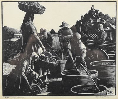 Lot 406 - Clare Leighton (1898-1989) Grape Harvest