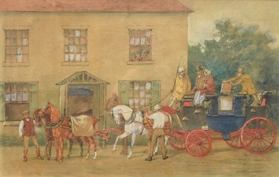 Lot 360 - William Henry Wheelwright (1857-1897) The London Coach